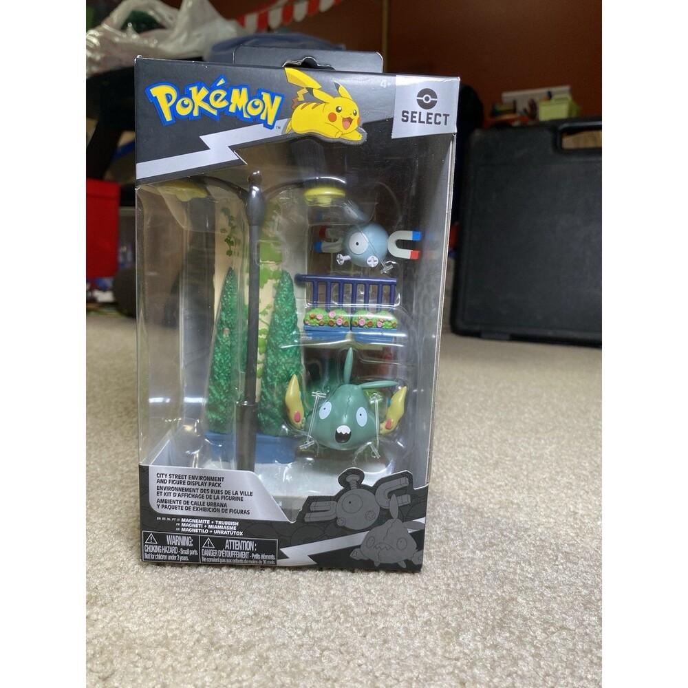 Pokémon Select City Street Environment Magnemite Trubbish Series 5 New